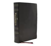 NKJV, MacArthur Study Bible, Black Genuine Leather, Thumb-indexed, Comfort Print: Unleashing God's Truth One Verse at a Time (Holy Bible, New King James Version)