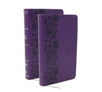 NKJV Personal Size End-of-verse Reference Bible with Journal SET, Purple Leathersoft, Comfort Print