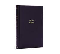 NKJV Personal Size Large Print Bible with 43,000 Cross References, Black Hardcover, Red Letter, Comfort Print