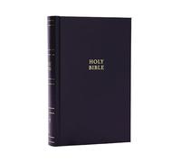 NKJV Personal Size Large Print Bible with 43,000 Cross References, Black Hardcover, Red Letter, Comfort Print: New King James Version, Black, Personal ... Cross References, Red Letter, Comfort Print