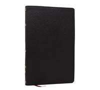 NKJV, Personal Size New Testament, Black Genuine Leather, Red Letter, Comfort Print