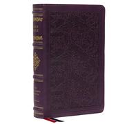 NKJV, Personal Size Reference Bible, Sovereign Collection, Leathersoft, Purple, Red Letter, Thumb Indexed, Comfort Print: Holy Bible, New King James Version
