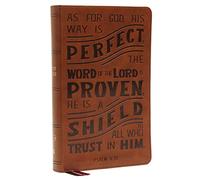 NKJV, Personal Size Reference Bible, Verse Art Cover Collection, Leathersoft, Tan, Red Letter, Comfort Print: Holy Bible, New King James Version