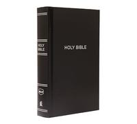 NKJV, Pew Bible, Large Print, Hardcover, Black, Red Letter, Comfort Print