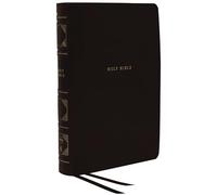 NKJV, Reference Bible, Classic Verse-by-Verse, Center-Column, Leathersoft, Black, Red Letter, Thumb Indexed, Comfort Print: Holy Bible, New King James Version