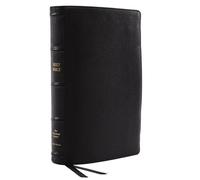 NKJV, Reference Bible, Classic Verse-by-Verse, Center-Column, Premium Goatskin Leather, Black, Premier Collection, Red Letter, Comfort Print: Holy Bible, New King James Version