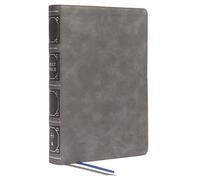 NKJV, Reference Bible, Classic Verse-by-Verse, Center-Column, Premium Goatskin Leather, Brown, Premier Collection, Red Letter, Thumb Indexed, Comfort Print: Holy Bible, New King James Version