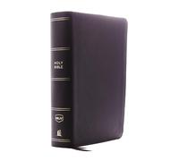 NKJV, Single-Column Reference Bible, Genuine Leather, Black, Comfort Print: Holy Bible, New King James Version
