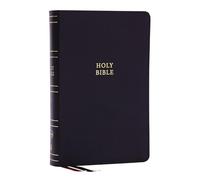 NKJV, Single-Column Reference Bible, Verse-by-verse, Black Bonded Leather, Red Letter, Comfort Print: New King James Version, Black, Bonded Leather, ... Verse-By-Verse, Red Letter, Comfort Print