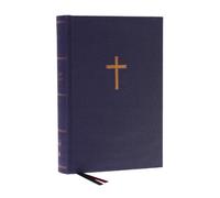 NKJV, Single-Column Wide-Margin Reference Bible, Cloth over Board, Blue, Red Letter, Comfort Print : Holy Bible, New King James Version