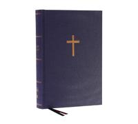 NKJV, Single-Column Wide-Margin Reference Bible, Cloth over Board, Blue, Red Letter, Comfort Print: Holy Bible, New King James Version
