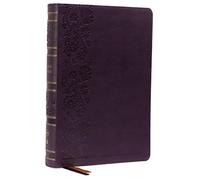 NKJV, Single-Column Wide-Margin Reference Bible, Leathersoft, Purple, Red Letter, Thumb Indexed, Comfort Print: Holy Bible, New King James Version
