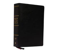 NKJV Study Bible, Premium Bonded Leather, Black, Comfort Print: The Complete Resource for Studying God's Word