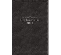 NKJV, The Charles F. Stanley Life Principles Bible, Large Print, Leathersoft, Black, Thumb Indexed: Large Print Edition