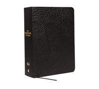 NKJV, The MacArthur Study Bible, Large Print, Bonded Leather, Black, Thumb Indexed: Holy Bible, New King James Version