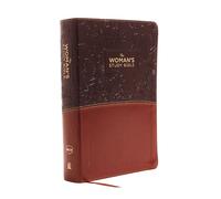 NKJV, The Woman's Study Bible, Leathersoft, Brown/Burgundy, Red Letter, Full-Color Edition, Thumb Indexed: Receiving God's Truth for Balance, Hope, and Transformation