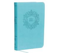 NKJV, Thinline Bible, Compact, Leathersoft, Blue, Red Letter, Comfort Print