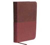 NKJV, Thinline Bible, Compact, Leathersoft, Burgundy, Red Letter, Comfort Print : Holy Bible, New King James Version