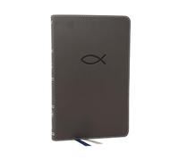 NKJV, Thinline Bible Youth Edition, Leathersoft, Gray, Red Letter, Comfort Print : Holy Bible, New King James Version