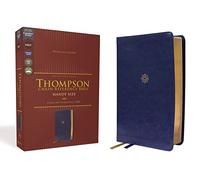 NKJV, Thompson Chain-Reference Bible, Handy Size, Leathersoft, Navy, Red Letter, Comfort Print: New King James Version, Navy, Leathersoft, Red Letter, Comfort Print, Thompson Chain-reference Bible
