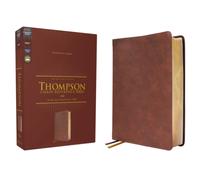 NKJV, Thompson Chain-Reference Bible, Leathersoft, Brown, Red Letter, Comfort Print