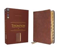 NKJV, Thompson Chain-Reference Bible, Leathersoft, Brown, Red Letter, Thumb Indexed, Comfort Print: New King James Version, Brown, Leathersoft, Red ... Comfort Print, Thompson Chain-reference Bible