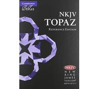 NKJV Topaz Reference Edition, Black Calfsplit Leather, NK674:XRL