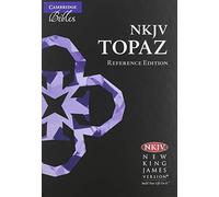 NKJV Topaz Reference Edition, Brown Calfsplit Leather, NK674:XRL