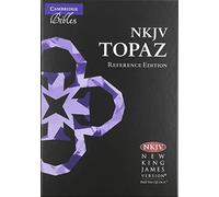 NKJV Topaz Reference Edition, Dark Blue Goatskin Leather, NK676:XRL