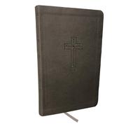 NKJV, Value Thinline Bible, Charcoal Leathersoft, Red Letter, Comfort Print: Holy Bible, New King James Version