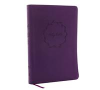 NKJV, Value Thinline Bible, Large Print, Purple Leathersoft, Red Letter, Comfort Print: Holy Bible, New King James Version