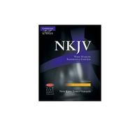 NKJV Aquila Wide Margin Reference Bible, Black Calf Split Leather, Red-letter Text, NK744:XRM