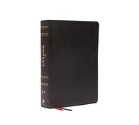 NKJV, Woman's Study Bible, Genuine Leather, Black, Red Letter, Full-Color Edition: Receiving God's Truth for Balance, Hope, and Transformation