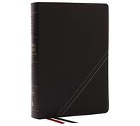 NKJV, Word Study Reference Bible, Bonded Leather, Black, Red Letter, Thumb Indexed, Comfort Print: 2,000 Keywords that Unlock the Meaning of the Bible