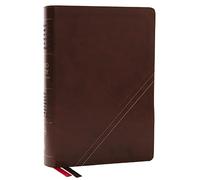 NKJV, Word Study Reference Bible, Leathersoft, Brown, Red Letter, Comfort Print: 2,000 Keywords that Unlock the Meaning of the Bible