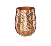 NKlaus 110 g copper cup, pure copper, 100% Ayuverda drinking cup, oval, Moscow mule, 500 ml, 11262