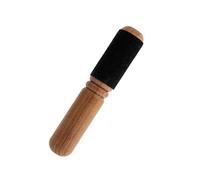 NKlaus 18 cm Singing Bowl / Clapper with Leather Handle - Ideal for Precise and Gentle Singing Bowl Sounds, Durable and Robust, Provides Clear and Harmonic Tones in Any Ceremony 16546