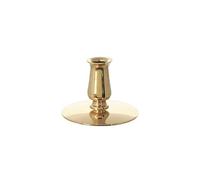 NKlaus 1x Candle Holder Brass gold Candle Holder Thin Altar Candles Ritual Candles Beeswax Candles up to Ø0,9cm Candlestick Wedding 6730