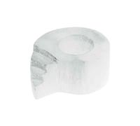 NKlaus 2 x Selenite Tea Light Holders 4.5 x 8 cm - White Crystal Lantern Made of Natural Stone for Meditation, Rituals & Spiritual Balance