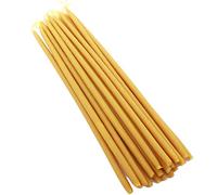 NKlaus 350g (Approx. 20 pcs.) Candles 100% Beeswax 32cm Handmade Greece 36323