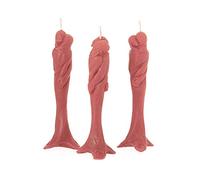 NKlaus - 3X Beeswax Stella of Love - Rose Candle - Handmade Ritual Candle drip Candles 36350