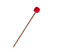 NKlaus 41 cm Wooden Clapper with Red Felt Chime Bar, Intense Sound, Clear, Powerful Tones, Ideal for Large Singing Bowls, Perfect for Ceremonies and Meditation 16556