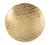 NKlaus 5 pieces Golden incense burner sieve replacement grid diameter 5cm 1639