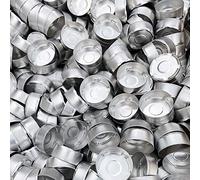 NKlaus 500 pcs. Standard Tealight Covers Ø 37,5mm for Tealights Aluminium Candle Covers Empty Tealight Box DxH 3,75x1,5cm Tealight Holder Tealight Bowl 1212