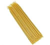 NKlaus 503g (ca. 100 pcs.) Candles 100% Beeswax L: 19 cm Handmade Greece 36266