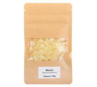 NKlaus 60g mastic electa natural resin mastichum light yellow Pistacia lentiscus - 1st degree incense Chios Mastika incense resin from the mastic tree small tears of Chios 4007