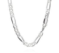 NKlaus 70cm 925 Sterling Silver chain Figaro MASSIVE 5248 curb chain 5,10mm 30gr
