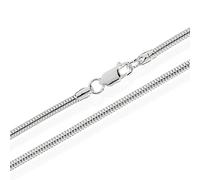 NKlaus 70cm snake chain 3mm 925 sterling silver heavy silver necklace round 4280