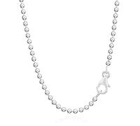 NKlaus 925 sterling silver ball chain for pendant silver chain 42cm 2,50mm 7,5gr 2491