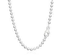 NKlaus 925 sterling silver ball chain for pendant silver chain 90cm 3,00mm 21gr 2503